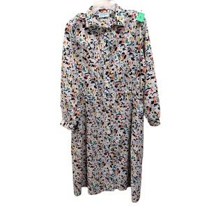 1980’s Vintage Katie Lewis Colorful Pattern Size 14